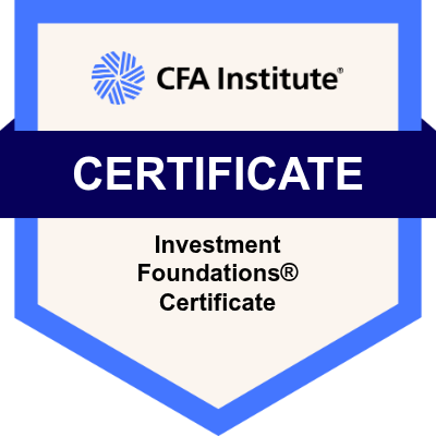Investment Foundations Certificate digital badge issued by CFA Institute